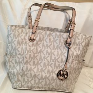 Michael kors vanilla tote
